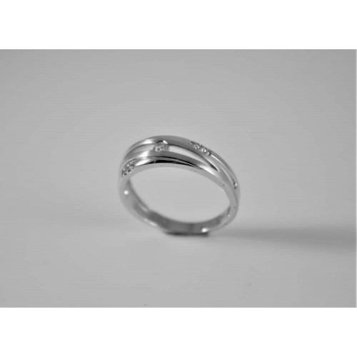 ANILLO ORO BLANCO 18kt