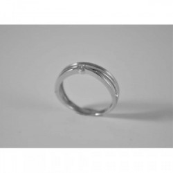 ANILLO ORO BLANCO 18kt