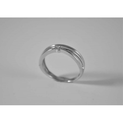 ANILLO ORO BLANCO 18kt