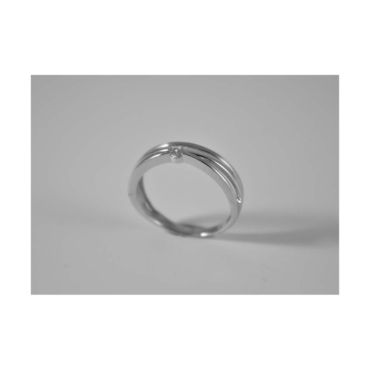 ANILLO ORO BLANCO 18kt