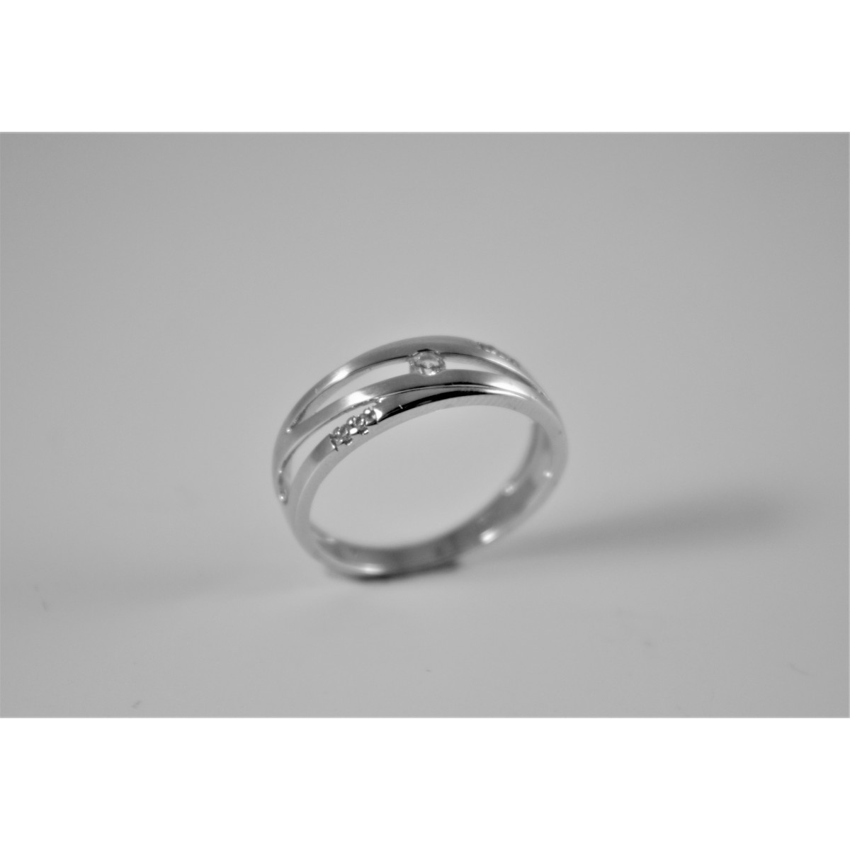 ANILLO ORO BLANCO 18kt