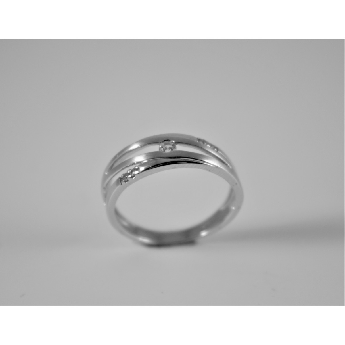 ANILLO ORO BLANCO 18kt