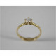 SOLITARIO ORO AMARILLO 18KT Y DIAMANTE