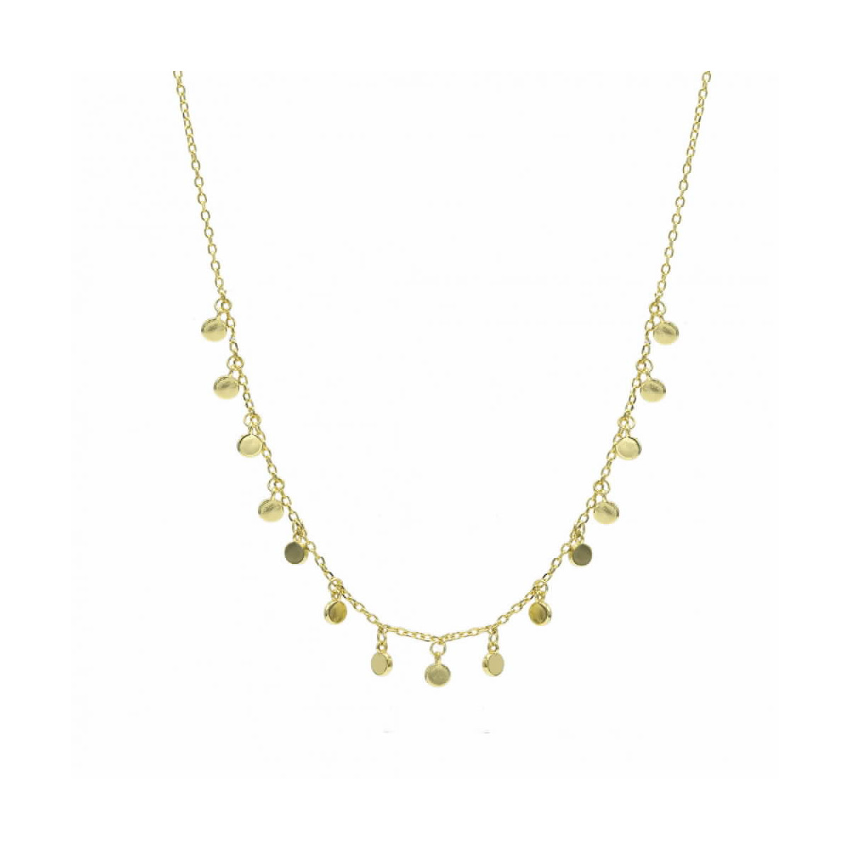 COLLAR MINI CÍRCULOS ORO