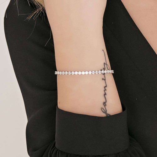 PULSERA RIVIERE ACERO