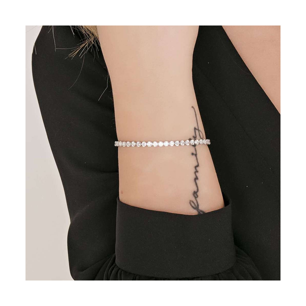 PULSERA RIVIERE ACERO