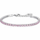 PULSERA RIVIERE ACERO ROSE