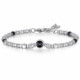 PULSERA ACERO AGATA Y INFINITO