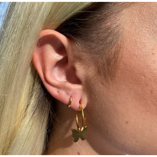 PENDIENTES ARO DORADOS 24MM
