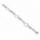 PULSERA CIRCLE DE PLATA LINE ARGENT