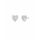 PENDIENTES PLATA LOVE LAPIDADO