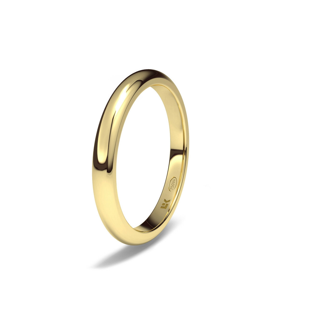 Alianza de oro amarillo Media Caña Zero