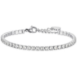PULSERA RIVIERE ACERO CIRCONITAS GRANDES