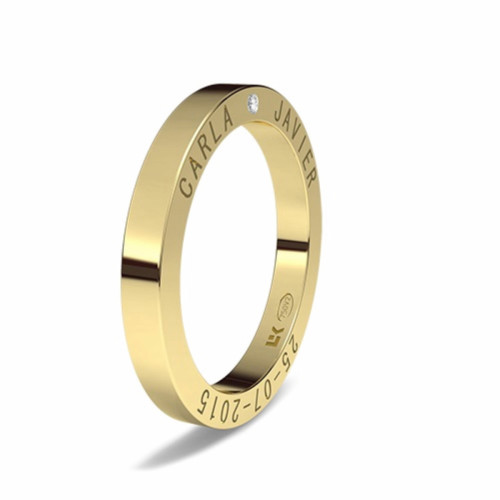 Alianza oro amarillo Lateral