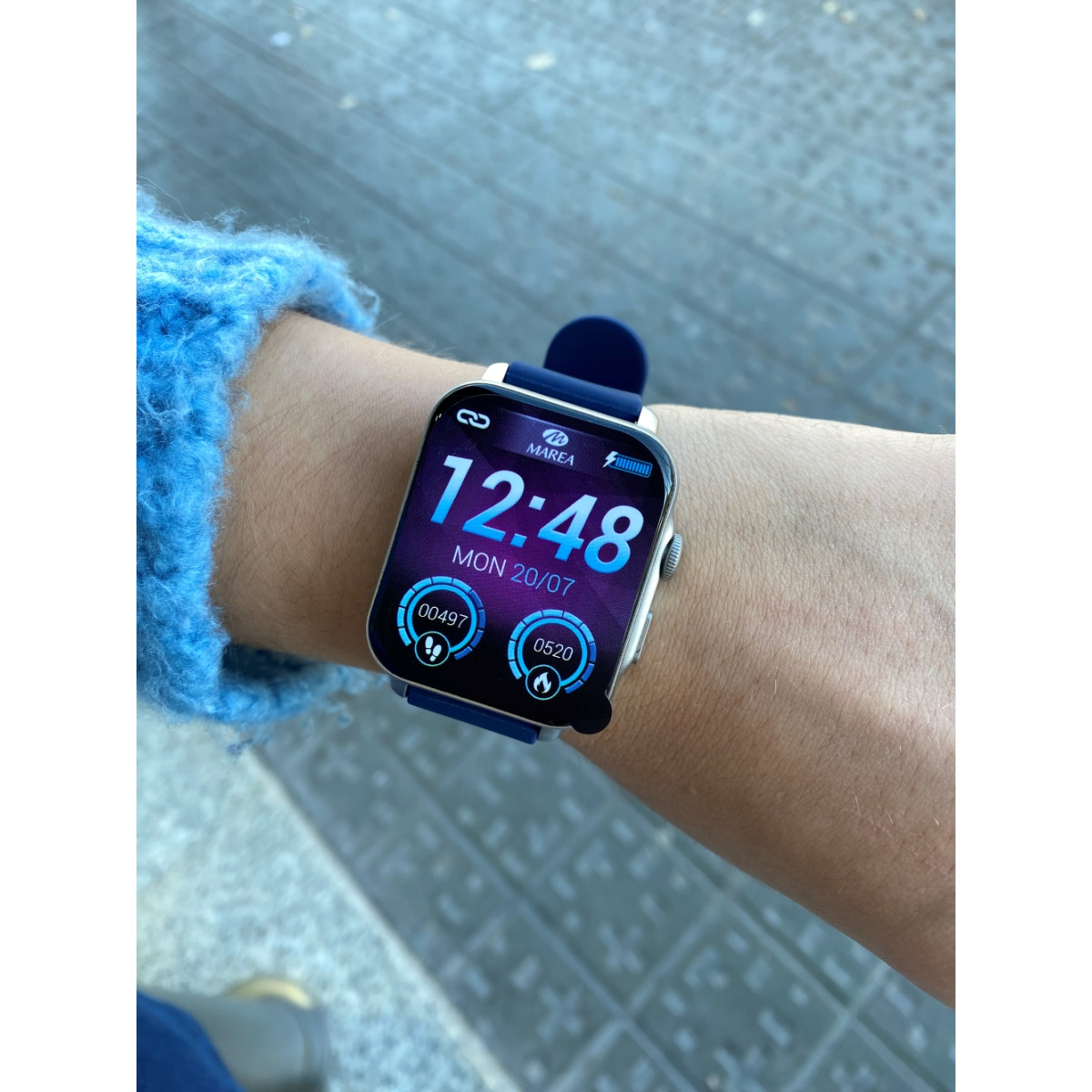 MAREA SMART BLUETOOTH TALK GREY AND BLUE