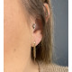 Pendientes Tricolor Oro 18kt