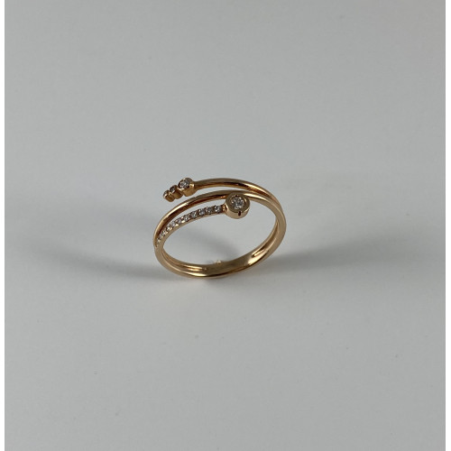 Anillo Oro Rosa 18kt Diseño Exclusivo