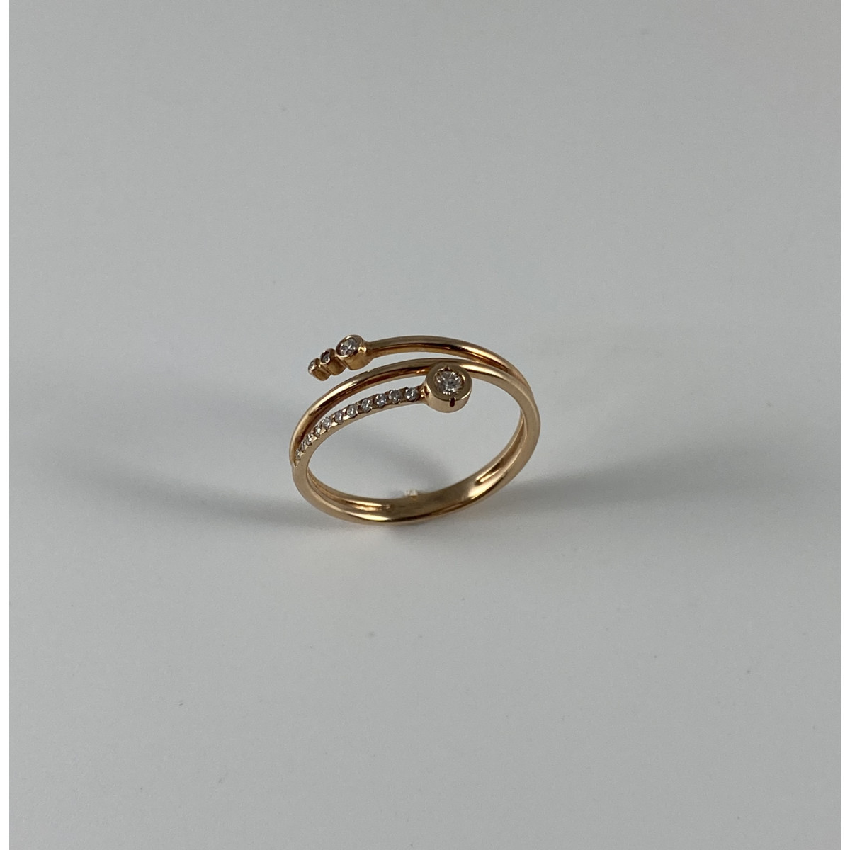 Anillo Oro Rosa 18kt Diseño Exclusivo