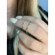 Anillo Oro Amarillo 5 diamantes