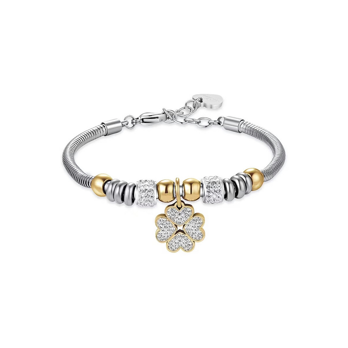 Pulsera de Acero Trébol Mouse