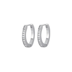 Pendientes Acero y Circonitas