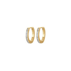 Pendientes Acero Dorado