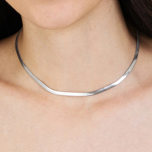 Collar Acero Flat