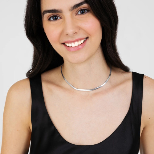 Collar Acero Flat