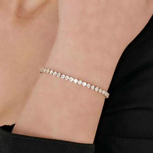Pulsera Riviere Dorada
