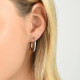 Pendientes Acero y Circonitas
