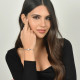 PULSERA DE ACERO CON ESTRELLA Y CIRCONITAS BLANCAS