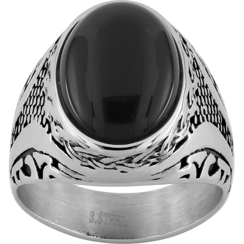 Anillo Acero Onix