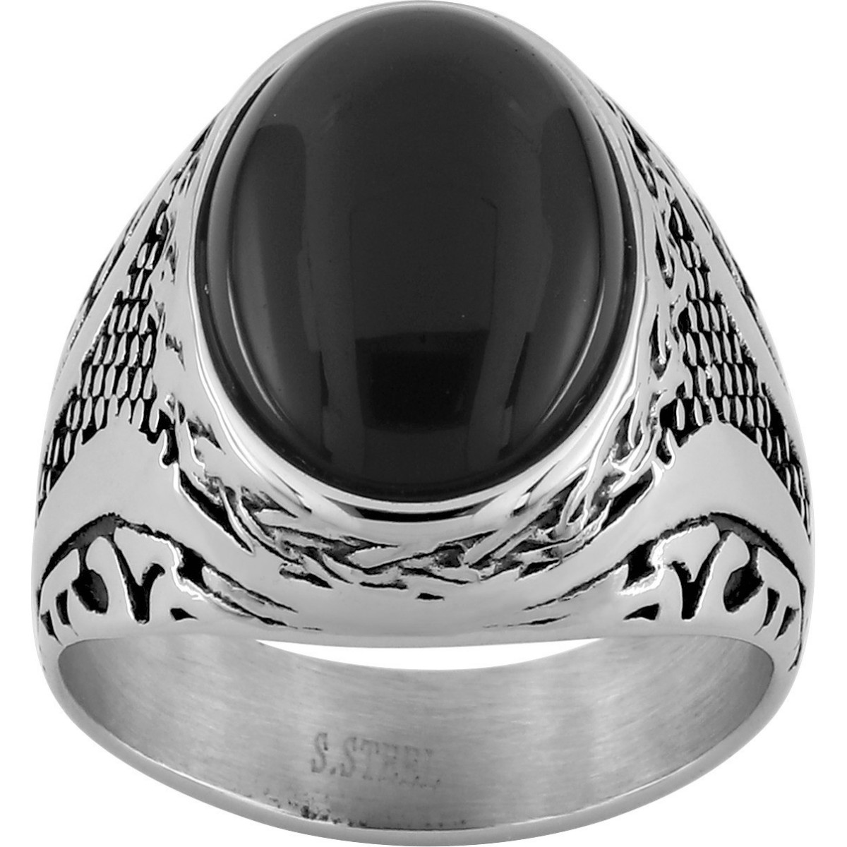 Anillo Acero Onix