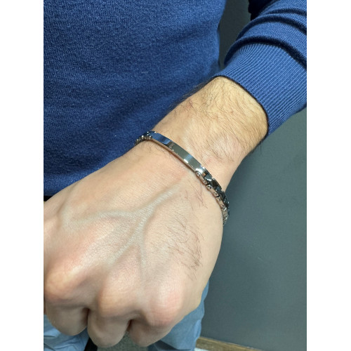 Pulsera de Acero con Placa