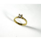 SOLITARIO CORAZONES ORO AMARILLO 18KT