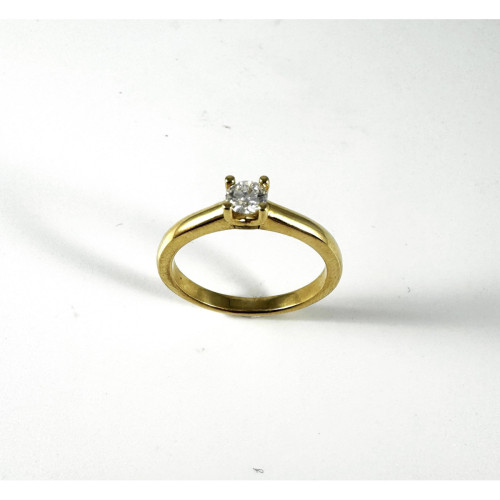 SOLITARIO ORO AMARILLO 18KT CLASSIC