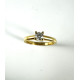 SOLITARIO ORO AMARILLO 18KT CLASSIC