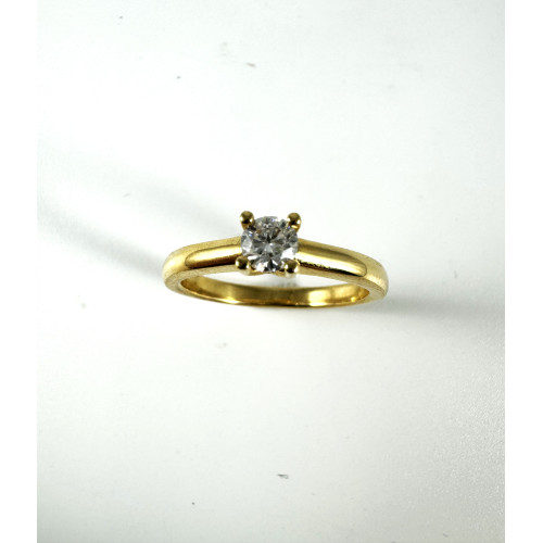 SOLITARIO ORO AMARILLO 18KT CLASSIC