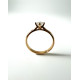 Solitario De Oro Rosa 18kt y Brillante de 0,25 quilates