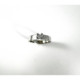 Solitario Oro Blanco Clásico 18kt