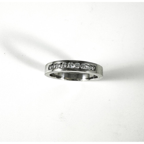 Media Alianza Oro Blanco 18kt