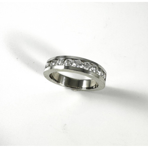 Media Alianza Oro Blanco 18kt