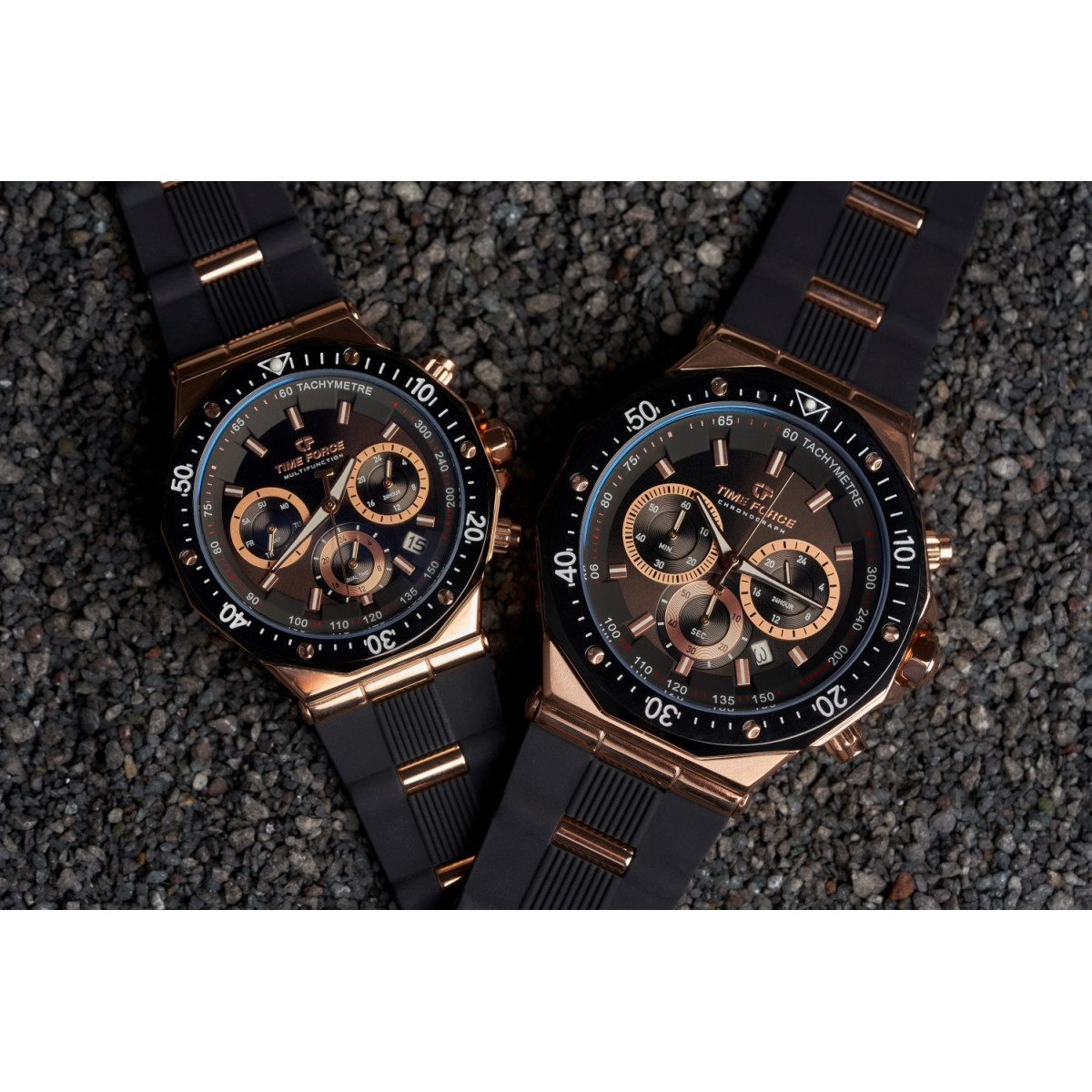 TIME FORCE STATUS CHRONO BLACK