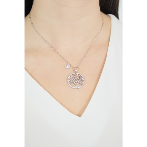 Collar Acero Árbol de la Vida