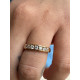 Anillo Oro Amarillo 18kt y circonitas