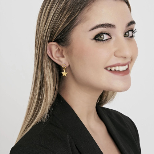 Pendientes Acero Star