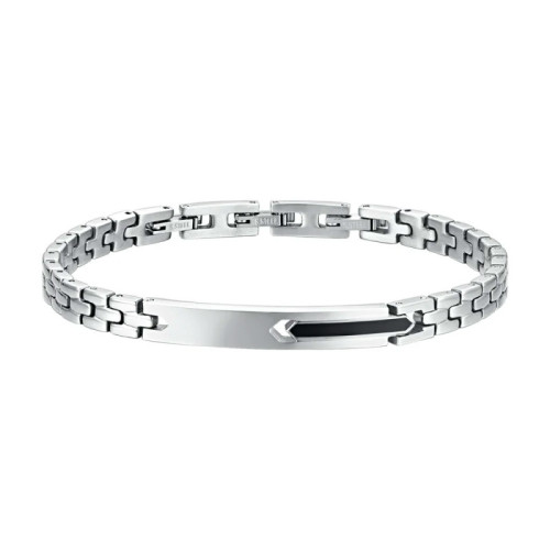 PULSERA ACERO ELEMENTO NERO