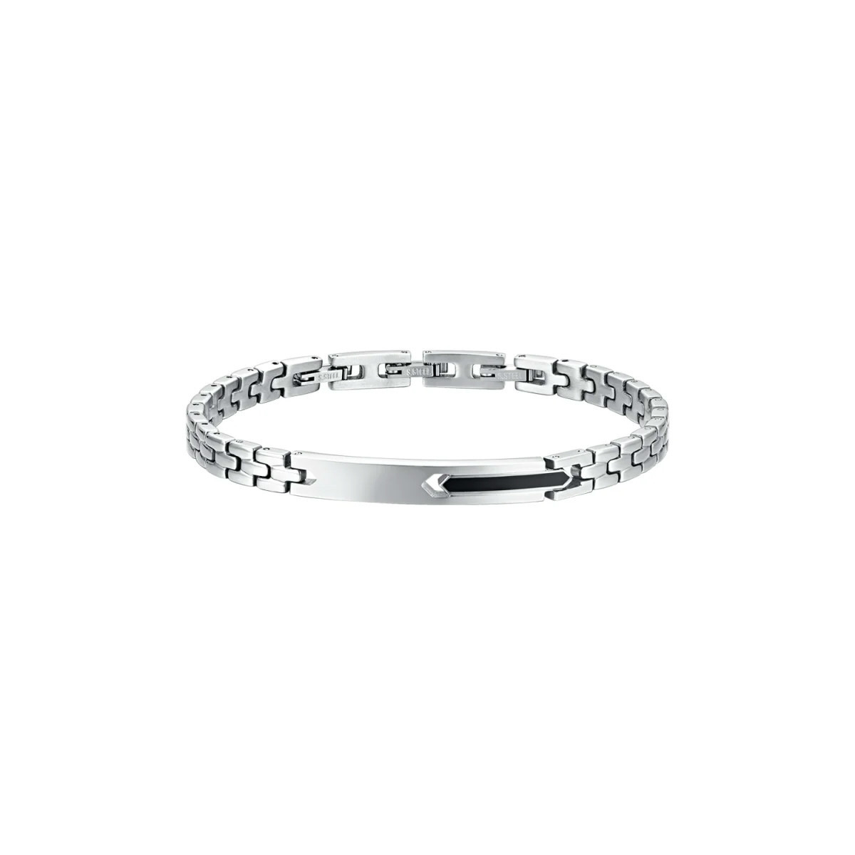 PULSERA ACERO ELEMENTO NERO