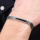 PULSERA ACERO ELEMENTO NERO