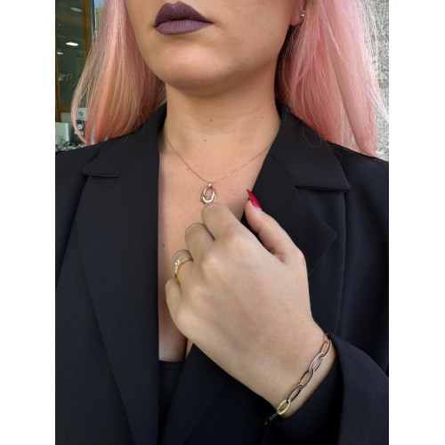 Pulsera Oro Combinado
